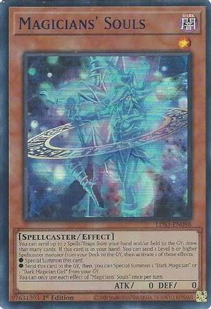 Magicians' Souls (Blue) (Ultra Rare) (LDS3-EN088) - Legendary Duelists: Season 3 1st Edition