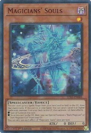 Magicians' Souls (Red) (Ultra Rare) (LDS3-EN088) - Legendary Duelists: Season 3 1st Edition
