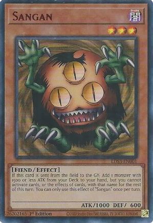 Sangan (Red) (Ultra Rare) (LDS3-EN001) - Legendary Duelists: Season 3 1st Edition