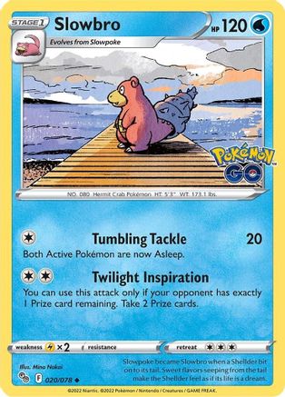 Slowbro (020/078) [Pokemon GO] - Uncommon