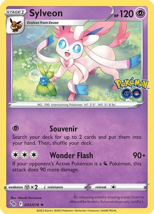 Sylveon (035/078) [Pokemon GO] Reverse Holofoil - Holo Rare