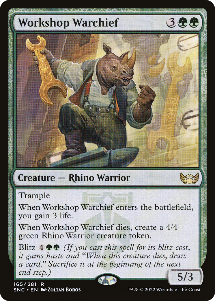 Workshop Warchief - Foil [Streets of New Capenna]