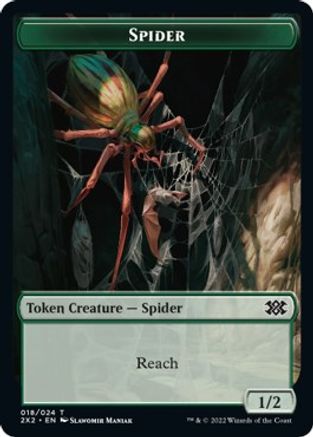 Spider // Vampire Double-Sided Token (2X2-18 // 9) [Double Masters 2022] Foil