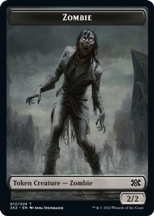 Zombie // Eldrazi Scion Double-Sided Token (2X2-12 // 1) [Double Masters 2022] Foil