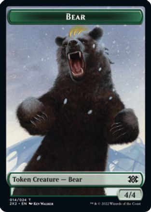 Bear // Eldrazi Scion Double-Sided Token (2X2-14 // 1) [Double Masters 2022] Foil