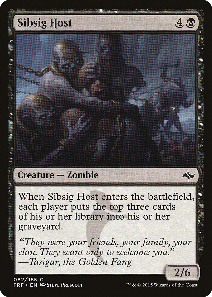 Sibsig Host (FRF-082) [Fate Reforged] Foil