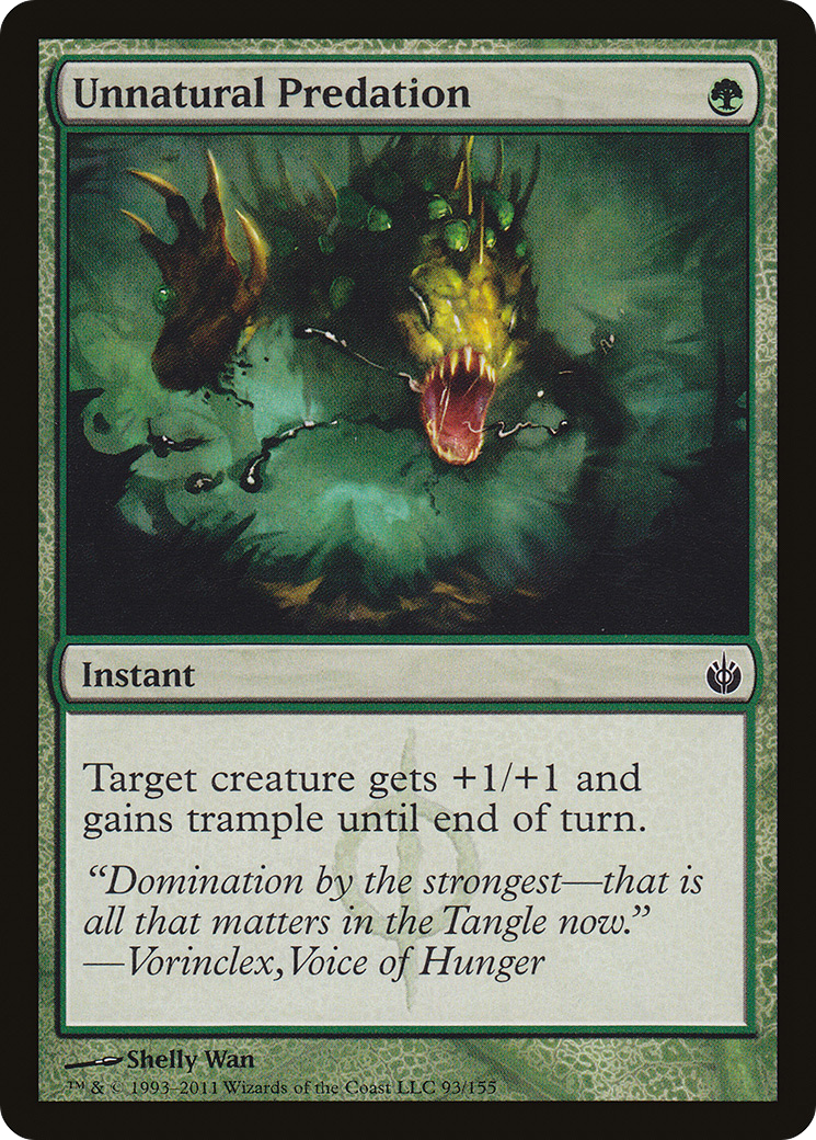 Unnatural Predation (MBS-093) [Mirrodin Besieged]
