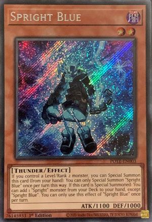 Spright Blue (Secret Rare) (POTE-EN003) - Power of the Elements Unlimited