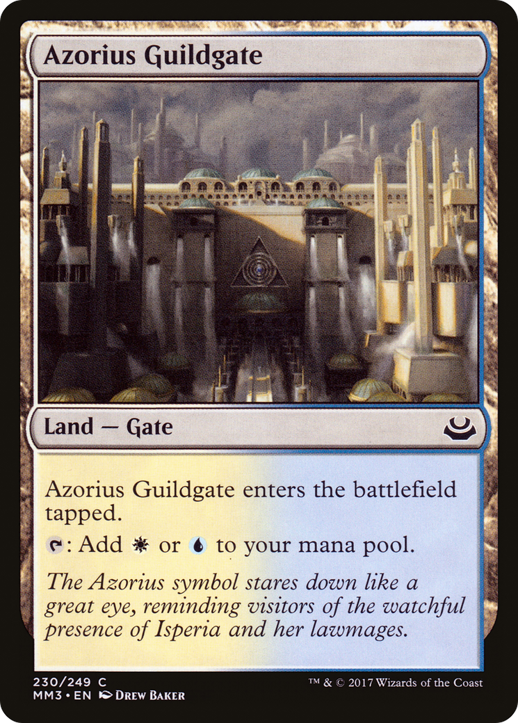 Azorius Guildgate (MM3-230) [Modern Masters 2017] Foil
