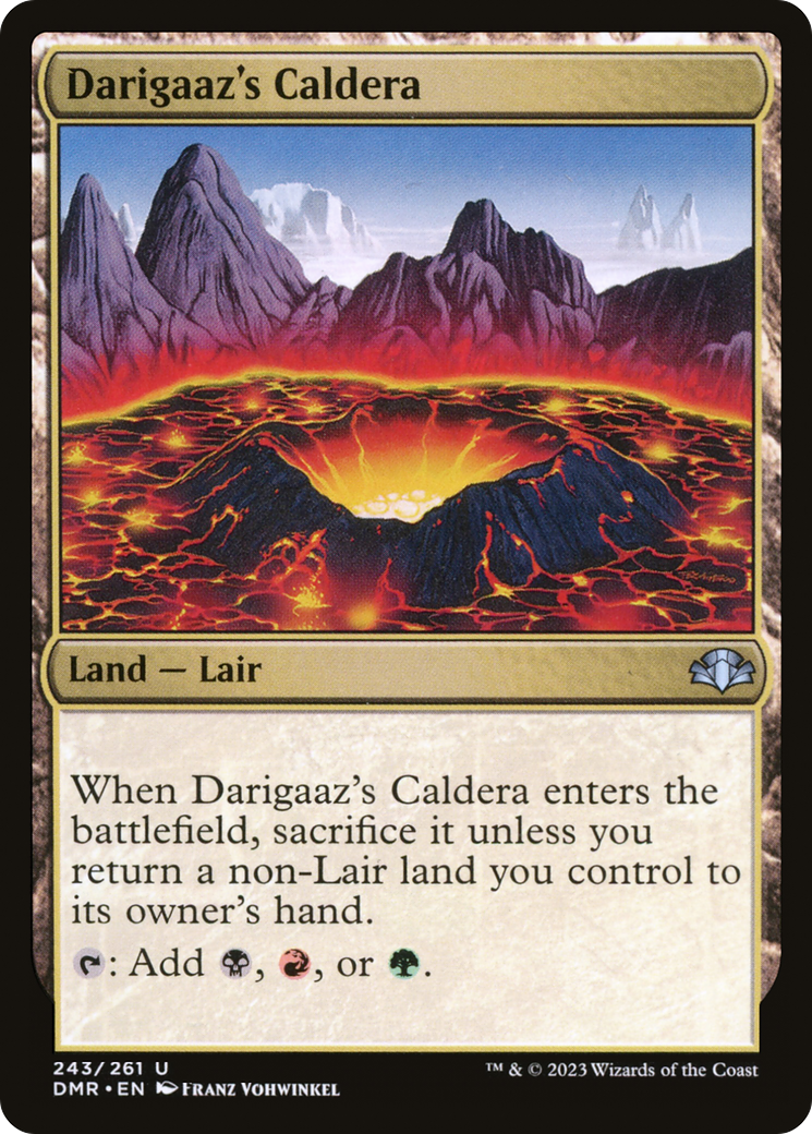 Darigaaz's Caldera (DMR-243) [Dominaria Remastered]