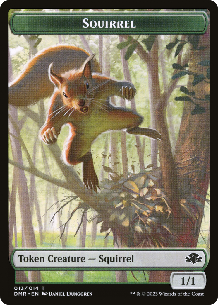 Squirrel (TDMR-013) [Dominaria Remastered Tokens]