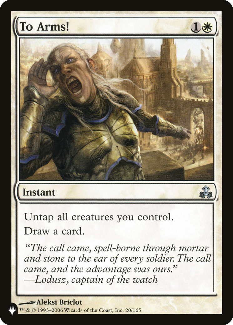 To Arms! (LIST-20/165) [The List]