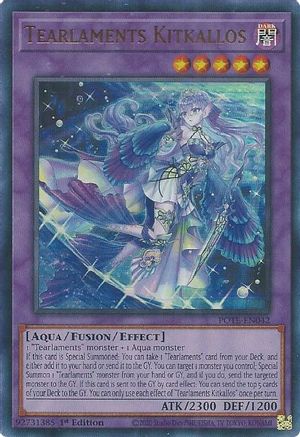 Tearlaments Kitkallos (Ultra Rare) (POTE-EN042) - Power of the Elements 1st Edition