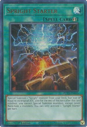 Spright Starter (Ultra Rare) (POTE-EN055) - Power of the Elements Unlimited