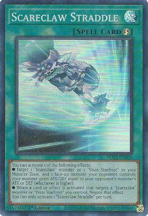 Scareclaw Straddle (Super Rare) (POTE-EN059) - Power of the Elements Unlimited