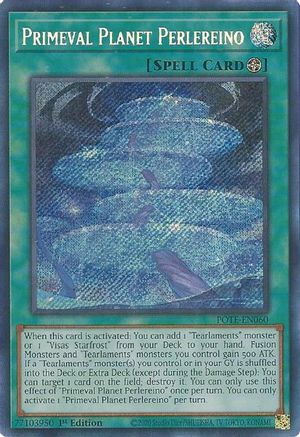 Primeval Planet Perlereino (Secret Rare) (POTE-EN060) - Power of the Elements 1st Edition