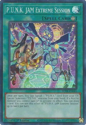 P.U.N.K. JAM Extreme Session (Super Rare) (POTE-EN065) - Power of the Elements Unlimited