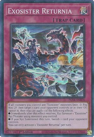 Exosister Returnia (Super Rare) (POTE-EN076) - Power of the Elements 1st Edition
