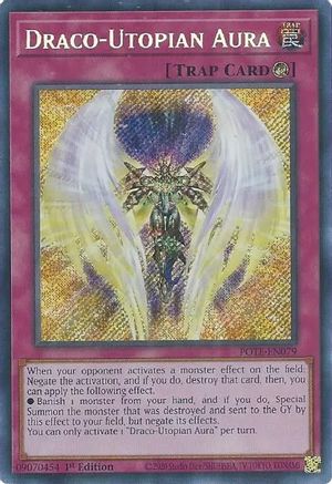 Draco-Utopian Aura (Secret Rare) (POTE-EN079) - Power of the Elements Unlimited