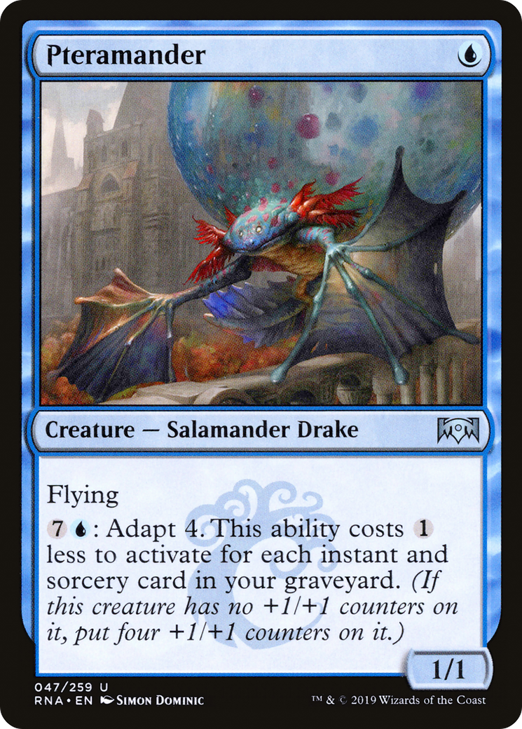 Pteramander (RNA-047) [Ravnica Allegiance] Foil