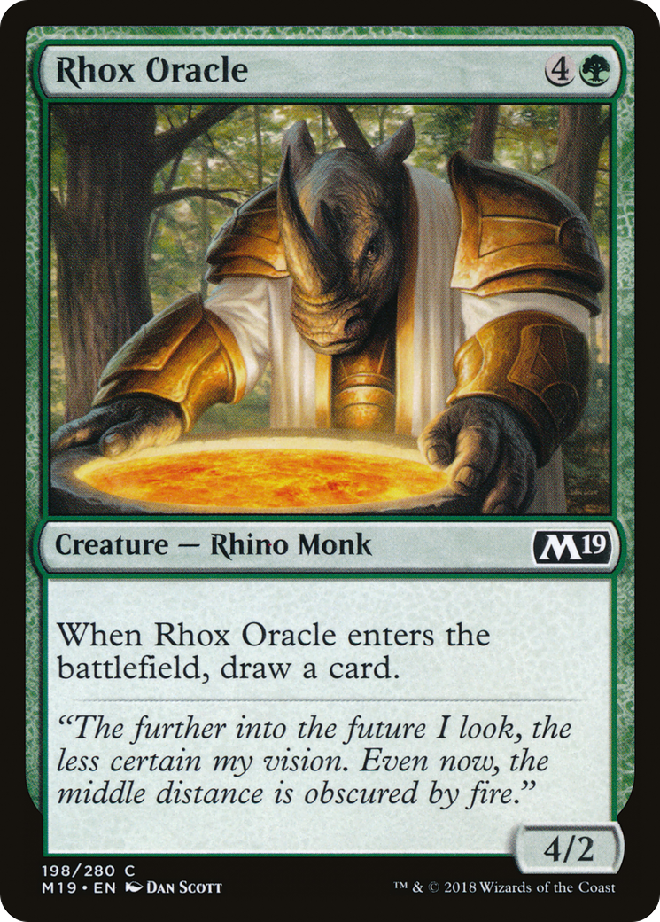 Rhox Oracle (M19-198) [Core Set 2019]