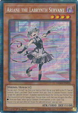 Ariane the Labrynth Servant (Collector's Rare) (TAMA-EN016) - Tactical Masters 1st Edition