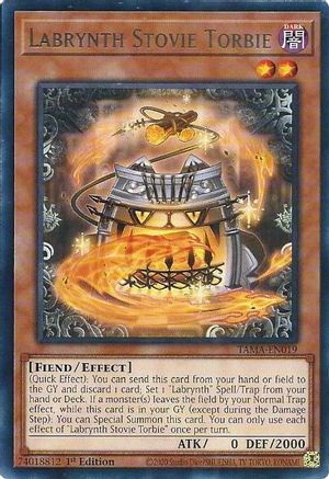 Labrynth Stovie Torbie (Rare) (TAMA-EN019) - Tactical Masters 1st Edition