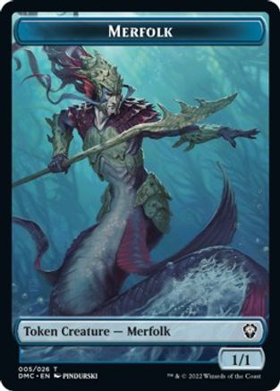 Merfolk Token (DMC-005) [Commander: Dominaria United]