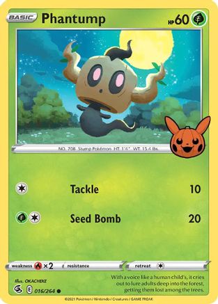 Phantump (016/264) [Trick or Trade BOOster Bundle] - Promo