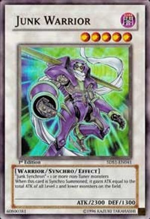 Junk Warrior (Ultra Rare) (5DS1-EN041) - 5D's 2008 Starter Deck 1st Edition