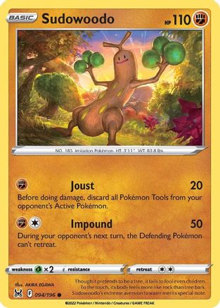 Sudowoodo (094/196) [SWSH11 Lost Origin] - Common