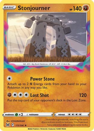 Stonjourner (111/196) [SWSH11 Lost Origin] - Rare