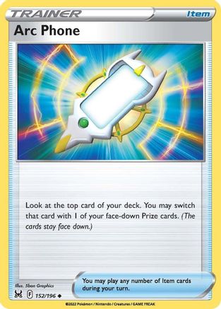 Arc Phone (152/196) [SWSH11 Lost Origin] Reverse Holofoil - Uncommon