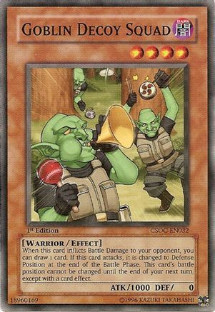 Goblin Decoy Squad (Common) (CSOC-EN032) - Crossroads of Chaos 1st Edition