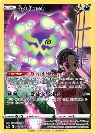 Spiritomb (TG09/TG30) [SWSH11 Lost Origin Trainer Gallery] Holofoil - Ultra Rare