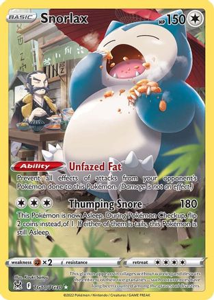 Snorlax (TG10/TG30) [SWSH11 Lost Origin Trainer Gallery] Holofoil - Ultra Rare