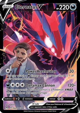 Eternatus V (TG21/TG30) [SWSH11 Lost Origin Trainer Gallery] Holofoil - Ultra Rare