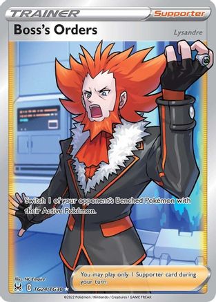 Boss's Orders (TG24/TG30) [SWSH11 Lost Origin Trainer Gallery] Holofoil - Ultra Rare