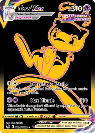 Mew VMAX (Secret) (TG30/TG30) [SWSH11 Lost Origin Trainer Gallery] Holofoil - Secret Rare