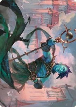 Haughty Djinn Art Card (ASDMU-015) [Art Series: Dominaria United]