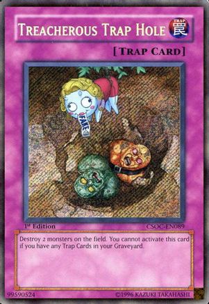 Treacherous Trap Hole (Secret Rare) (CSOC-EN089) - Crossroads of Chaos Unlimited