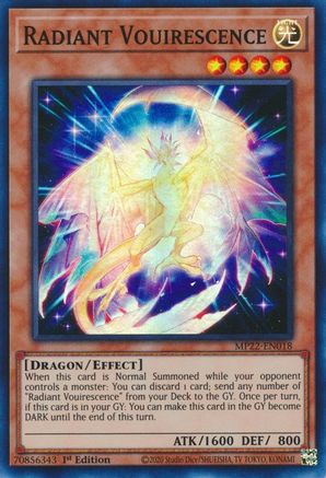 Radiant Vouirescence (Super Rare) (MP22-EN018) - 2022 Tin of the Pharaoh's Gods 1st Edition
