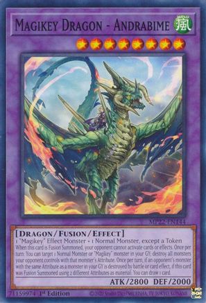 Magikey Dragon - Andrabime (Common) (MP22-EN144) - 2022 Tin of the Pharaoh's Gods 1st Edition