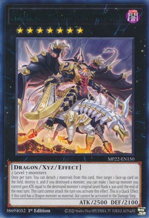 Voloferniges, the Darkest Dragon Doomrider (Rare) (MP22-EN150) - 2022 Tin of the Pharaoh's Gods 1st Edition