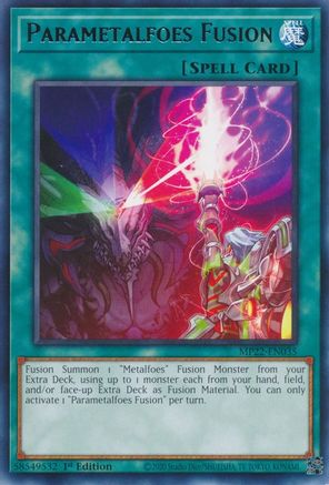Parametalfoes Fusion (Rare) (MP22-EN035) - 2022 Tin of the Pharaoh's Gods 1st Edition