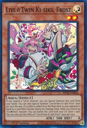 Live Twin Ki-sikil Frost (Super Rare) (MP22-EN064) - 2022 Tin of the Pharaoh's Gods 1st Edition