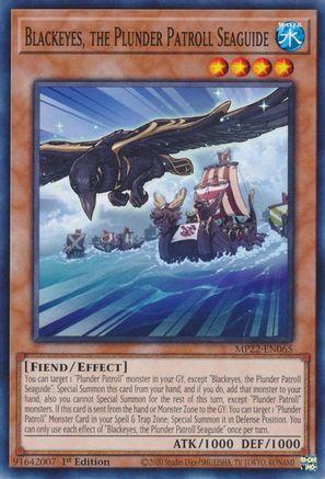 Blackeyes, the Plunder Patroll Seaguide (Common) (MP22-EN065) - 2022 Tin of the Pharaoh's Gods 1st Edition