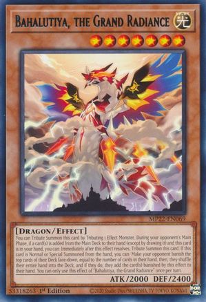 Bahalutiya, the Grand Radiance (Rare) (MP22-EN069) - 2022 Tin of the Pharaoh's Gods 1st Edition