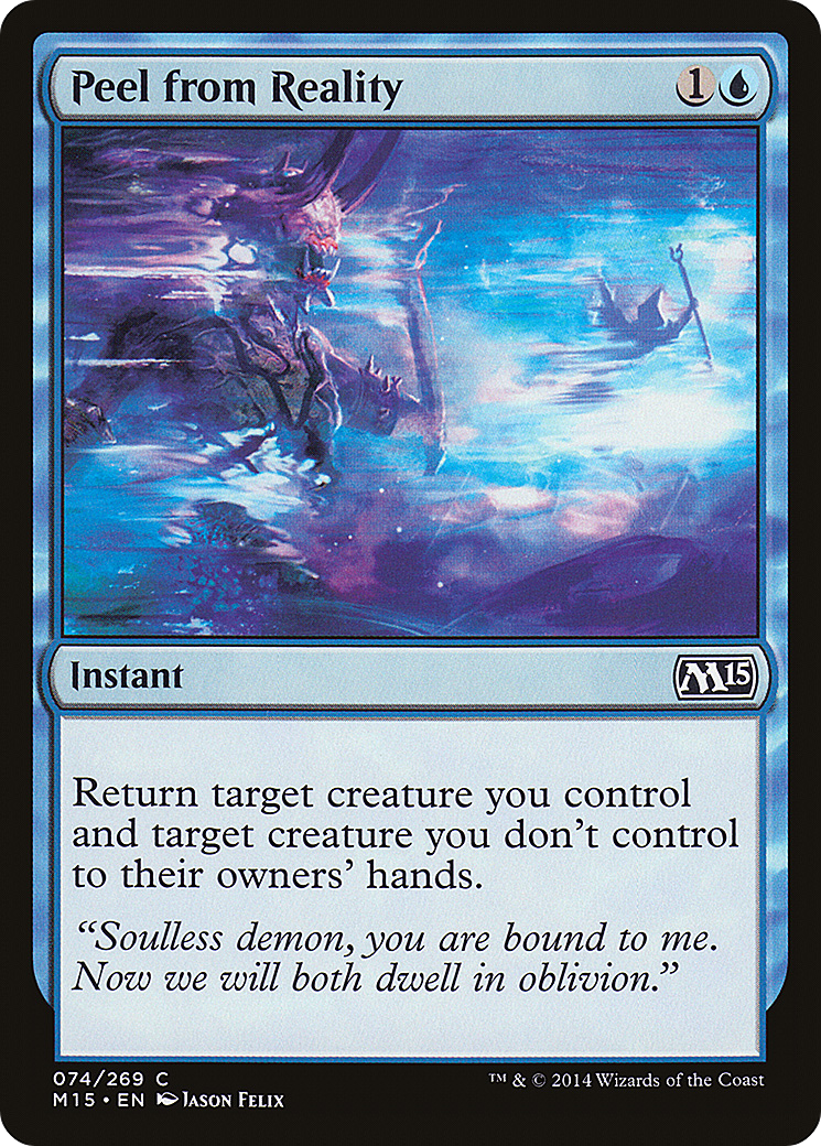 Peel from Reality (M15-074) [Magic 2015] Foil