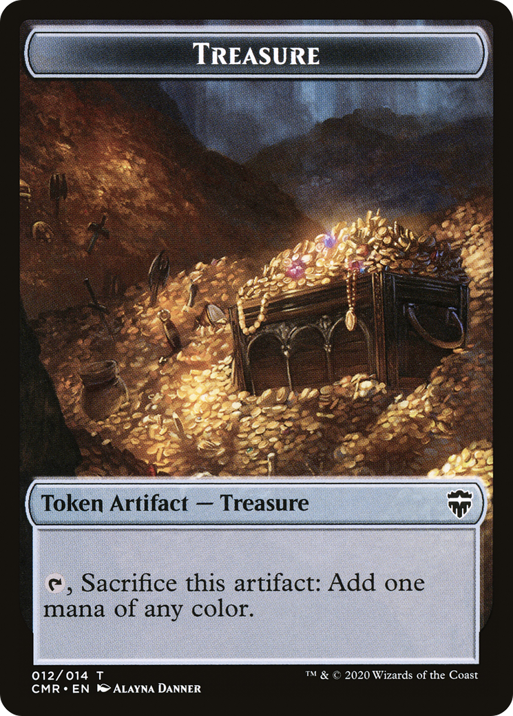 Treasure Token (CMR-012) [Commander Legends Tokens]